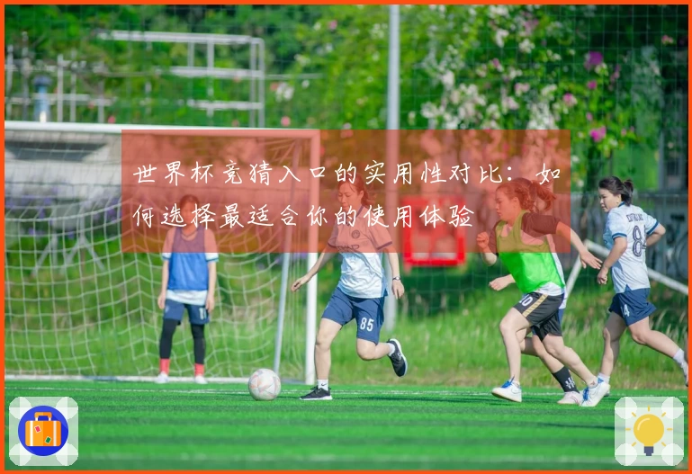 世界杯竞猜入口的实用性对比：如何选择最适合你的使用体验